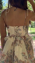 Vestido curto folhos - Image 12